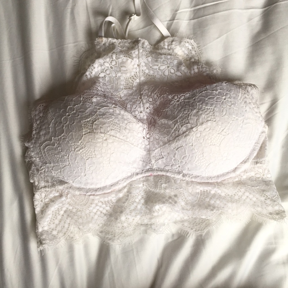 White Victoria’s Secret PINK bralette